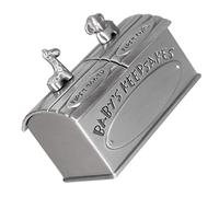 RORPOIR Tooth Keepsake Box Durable Metal Organizer for Teeth and Hair Chic Design for Memorable Souvenirs for Boys and Girls Safe and Smooth Surface
