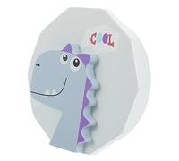 RORPOIR Tooth Keepsake Box Wooden Tooth Container for Boys and Girls Dinosaur Design Portable Storage for Boy Girl
