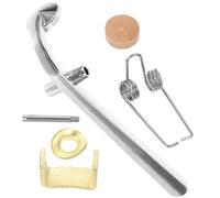 RORPOIR Trombone Draining Valves Metal Wire Spring Base Axle and Cork Pad Set for Easy to Replace Water Gate Key