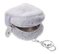 RORPOIR Velvet Purse Plush Wristlet Clutch Bag with Zipper Pouch Wallet, Soft and Comfortable Touch Coin Bags for Women, Versatile Storage for Keys, Earphones, and Small Essentials, Trendy