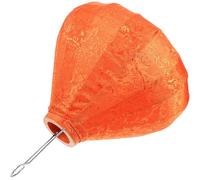 RORPOIR Vintage Vietnamese Lanterns Decorative Lanterns with Antique Style Orange Cloth and Metal Material Featuring Uniform Texture and Easy to Carry Design for Color