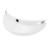 RORPOIR Vintage White PC Motorcycle Helmet Visor with Quick and Easy Use and Secure Performance Fit, Classic Style Sun Visor for Bike Helmet Outdoor Riding