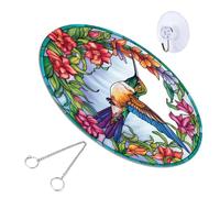 RORPOIR Vivid Arts Garden Ornaments Decorative Wall Bird Ornament Acrylic Hummingbird Pendant