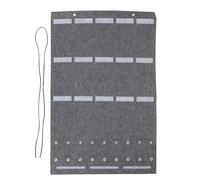 RORPOIR Wall Hanging Storage Bag for Watches and Sunglasses, Multi-grids Woven Cloth Organizer with Stylish Design for Home Use and Contemporary Decoration