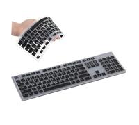 RORPOIR Waterproof Keyboard Protector 1 PC for Optiplex 3050, Silicone Black 1:1 Size Design, Cold Resistance and Contaminant Protection for Office and Home Use