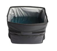 RORPOIR Waterproof Material Trash Car Bag Capacity Foldable 12l Large Garbage Holder with Buckle Strap Hook Reusable Nylon Oxford for and Storage Vehicle Outdoor Foot Rest Place