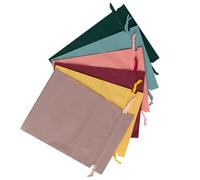 RORPOIR Waterproof Travel Shoe Bags Drawstring Portable Trip Clothes Pouches Multipurpose Storage Bags for Shoes and Clothes, Lightweight Travel Organizer, Mixed Colors Set Random Color