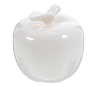 RORPOIR White Ceramic Fruit Ornament Porcelain Sculpture Rustic Artificial Produce Xmas Party Decorative Ornament for Home Display