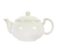 RORPOIR White Ceramic Kungfu Traditional Household Teapot for Chinese Tea Elegant Teaware for Tearoom and Tea Parties for Loose Leaf Tea Enthusiasts
