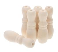 RORPOIR Wooden Blind Pull Cord Knob Accessories 2.3 Inch Replacement Pull Ends for Roman Shades Ceiling Fans Lamps Home Hardware