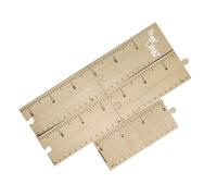 RORPOIR Wooden Growth Chart Height Ruler for Wall Baby and Toddler Height Measurement Tool Educational Wooden Ruler to Decorate Your Boys and Girls's Room and Record Development Moments
