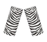 RORPOIR Zebra Print Paper Towels 2 Rolls Thickened Hand Paper for Hotel and Home Use with Rapid Oil Spill Absorption