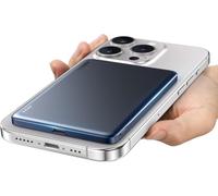 RORRY Power Bank for Magsafe, Ultra Slim 5000mAh PD 18W Wireless Magnetic Portable Charger, Powerbank Fast Charging External Battery Pack for iPhone 16 Pro Max 15 14 13 Samsung