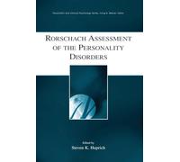 Rorschach Assessment of the Personality Disorders (Personality and Clinical Psychology)
