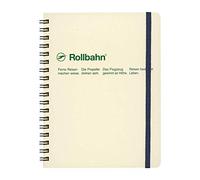 Roruban Memo Pad with the Pocket B6 Grid 70 Pages Cream by Roruban