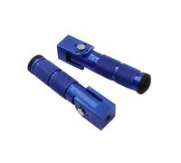 RORVECQ 1 Pair Motorcycle Rear Footrest Pedal Modification Aluminium Alloy Foldable Back Footpegs Off Road Vehicle And Bicycle Universal(Blue)