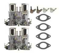 RORVECQ 2 Carburetors Carburetor For VW For Beetle BUG Bus FIAT V6 V8 44 IDF 44IDF WEBER TOP 18990061 Carburetor