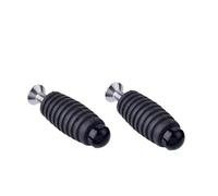 RORVECQ 6MM M6 Brake Lever Toe Peg Gear Shift Toepeg Pedals Adapter Rearsets Accessories Universal(BLACK)
