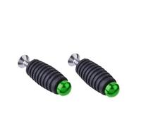 RORVECQ 6MM M6 Brake Lever Toe Peg Gear Shift Toepeg Pedals Adapter Rearsets Accessories Universal(Green)