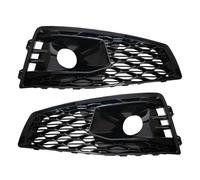 RORVECQ 8WD807681J For A4 B9 S-LINE S4 2019 2020 Fog Light Cover 1Pair Honeycomb Mesh Car Front Bumper Cover Mesh Grille