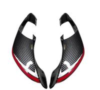 RORVECQ ABS Plastic Winglets Installed By Bolts For Yamaha R1 R1M 2020-2025 Wings Front Fairing Downforce Moto Parts(RED)
