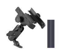 RORVECQ Aluminum Alloy Adjustable Quick Release Cellphone Motorcycle Phone Holder Dual Universal Ball Joint System(Rearview mirror)