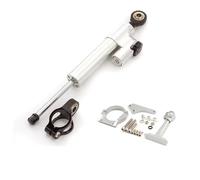 RORVECQ Aluminum Motorcycle For Kawasaki ER6N ER-6N 2006 2007 2008 Steering Stabilizer Damper Mounting Bracket Complete Set(Model C)