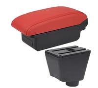RORVECQ Armrest Box For R&enault For Clio Captur For Clio1 For Clio2 For Clio3 For Clio 4 For Clio RS Captur Car Armrest Box(A4 red No USB)