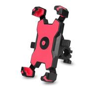 RORVECQ Bike Bicycle Mobile Phone Holder Stand Universal Scooter Motorcycle Motorbike Rearview Mirror Cellphone Mount Support(RED,Handlebar)