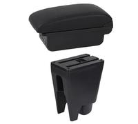 RORVECQ Car Armrest Box For Citroen C1 Central Armrest Box Retrofit Parts Center Storage Box(C1 Black line)