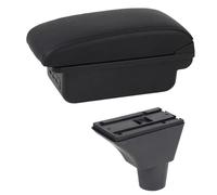 RORVECQ Car Armrest Box For Citroen For Berlingo Central Store Content Car-styling Decoration With Cup Holder(C1 Black line)