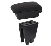 RORVECQ Car Armrest Box For Toyota For Aygo BJ Central Armrest Box Retrofit Parts Center Storage Box(C1 Red Line)