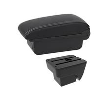 RORVECQ Car Armrest For Seat For Ibiza Mk5 For SEAT For ARONA 2017 2018 2019-2025 Interior Central Armrest Box(C3 Black white NO USB)