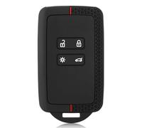 RORVECQ Car Key Case Cover For Dacia For Duster For Logan For Jogger For Sandero For For Clio For Megane For Zoe For Kadjar(Black Red Line)