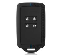 RORVECQ Car Key Case Cover For Dacia For Duster For Logan For Jogger For Sandero For For Clio For Megane For Zoe For Kadjar(Black Blue Line)