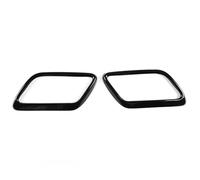 RORVECQ Car Rear Exhaust Muffler Tail Pipe Cover Trim For Range Rover For Velar 2017 2018 2019 2020 2021 Stainless Accessories(Black B)