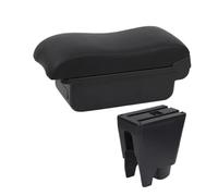 RORVECQ Central Armrest Box For Citroen C1 Car Armrest Box Store Box Retrofit Parts(A2 black line No USB)