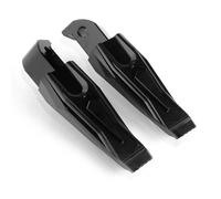 RORVECQ CNC Passenger Footrests For YAMAHA For NMAX 155 NMAX125 For N-MAX 155 N-MAX155 Motorcycle Rear Foot Pegs Rests(BLACK)
