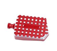RORVECQ CNC Rear Foot Brake Pedal Enlarge Brake Peg Pad Extender For Keeway V For Cruise125 For BENDA BD300 For ROCK 250 300 LFC700 BD450(RED,Square)