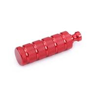 RORVECQ CNC Rear Foot Brake Pedal Enlarge Brake Peg Pad Extender For Keeway V For Cruise125 For BENDA BD300 For ROCK 250 300 LFC700 BD450(RED,Round)