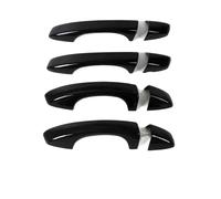 RORVECQ Exterior Door Handle for S&Koda for Kodiaq 2017 2018 2019 2020 2021 2022 2023 ABS Car Styling Door Handle Cover Bowl Frame Trim(Black,No Button)