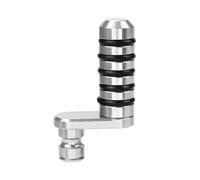RORVECQ For Aprilia For Tuono 125 4T For Shiver 750 900 Rear Brake Lever Pedal Tip Motorcycle Right Brake Pedal Toe Pegs Step Plate(Silver)