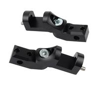 RORVECQ For B&MW R1150RT R1150 R 1150 RT 1150RT 2001-2005 Motorcycle Accessories Passenger Foot Peg Foot Pedal Footrest Lowering Kit(BLACK)