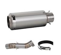 RORVECQ For CBR500R CB500F CB500X CBR400R CB400F CB400X 2016-2024 Motorcycle Slip On Line Exhaust Project Muffler Middle Pipe(Style D)