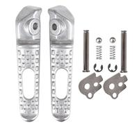 RORVECQ For CBR600RR 2003-2023 CBR1000RR 2004-2023 CB1000R CBR 600RR CBR 1000RR Motorcycle Front Rear Footrests Foot Pegs(Chrome,Rear)