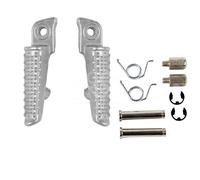 RORVECQ For CBR600RR 2003-2023 CBR1000RR 2004-2023 CB1000R CBR 600RR CBR 1000RR Motorcycle Front Rear Footrests Foot Pegs(Chrome,Front)