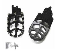 RORVECQ For CRF250L CRF300L CRF1000L CRF1100L CR125 CR250 CRF 250 X 300 L 450 150R Motorcycle FootRest Footpegs Foot Pegs Pedals(BLACK)