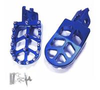 RORVECQ For CRF250L CRF300L CRF1000L CRF1100L CR125 CR250 CRF 250 X 300 L 450 150R Motorcycle FootRest Footpegs Foot Pegs Pedals(Blue)