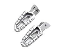 RORVECQ For DUCATI For HYPERMOTARD 821 For Multistrada MTS 950 1260 1200 Motorcycle Front Footrest Foot Pegs Pedals(Silver,Cover)