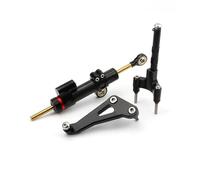 RORVECQ For Ducati For Monster 696 796 795 CNC Motorcycle Adjustable Steering Stabilize Bracket Damper Mount Kit Accessories Aluminum(Model H)